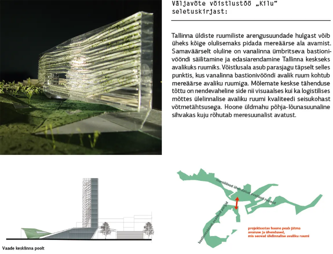 Tallinna linnavalitsuse uue hoone võistlustöö