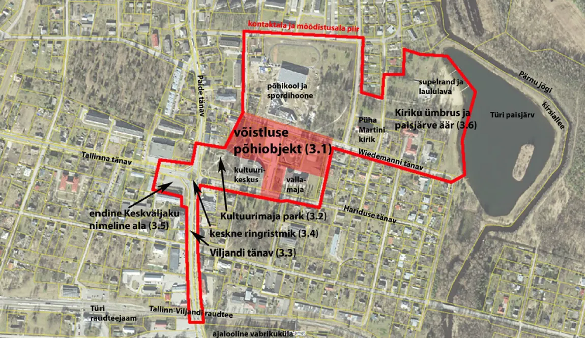 Võistlusala skeem, autor Toomas Paaver